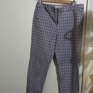 Michael Kors black & white Design Capri Pants S
